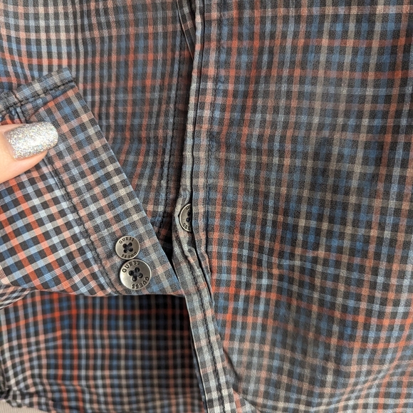 Men's Checkered Button Up - Picture 9 of 9